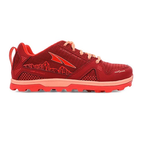 Altra Lone Peak Hardloopschoenen Kinderen Rood (NL-JVZ)
